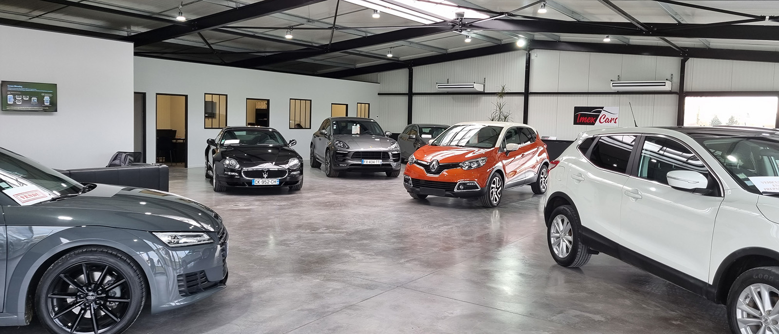 Showroom IMEX CARS, votre vendeur auto à Viry-Noureuil pour votre projet automobile